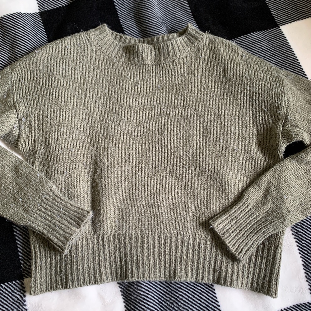 Green Knit Sweater